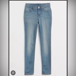 Girls GAP Denim Light Wash High Rise Jeggings